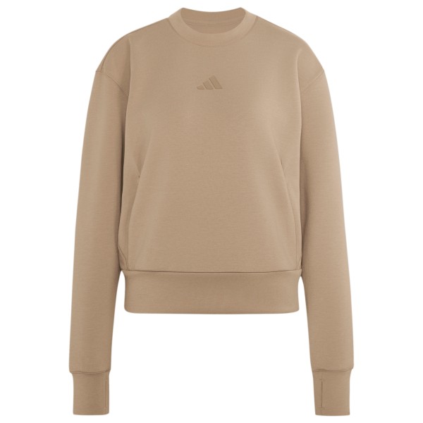 adidas - Women's D4T Workout Warm Up Crew Neck - Pullover Gr M beige