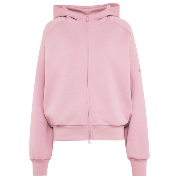 adidas Women’s Soft Lux Full-Zip Hoodie Hoodie Roze