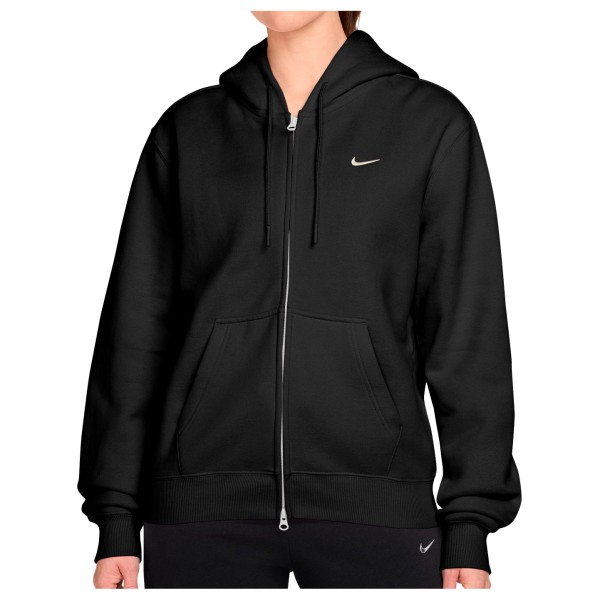 Nike Women’s Studio Fleece MW Std Full Zip Hoody Hoodie Zwart