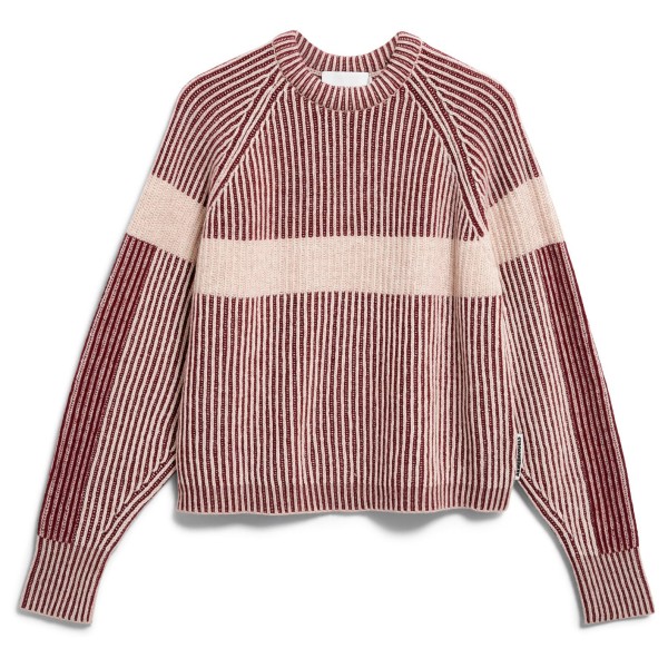 ARMEDANGELS Women’ Rib Artwork Knit Sweater Trui Bruin