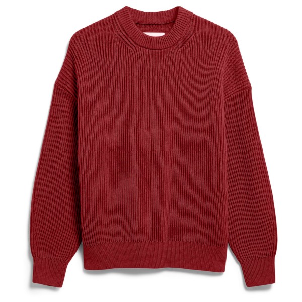 ARMEDANGELS Women’s Vanisé Rib Knit Sweater Trui Rood