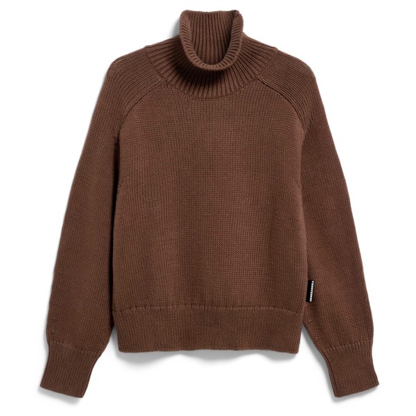 ARMEDANGELS Women’s Winter Cotton Knit Sweater Trui Bruin