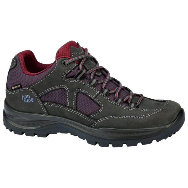 Hanwag Gritstone II GTX Wanderschuhe Damen (Gr 40,5 |grau/schwarz |wasserdicht)