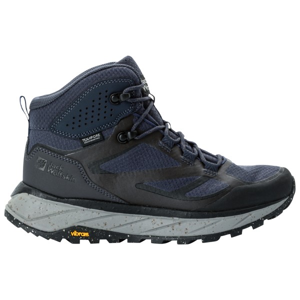 Jack Wolfskin Terraventure Texapore Mid Wanderschuhe Damen (Gr 40,5 |blau/schwarz |wasserdicht)