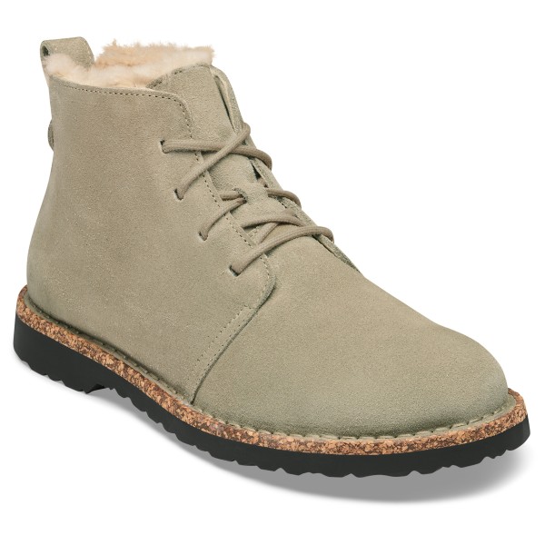 Birkenstock Women’s Uppsala Mid Suede Shearling Winterschoenen Narrow Beige