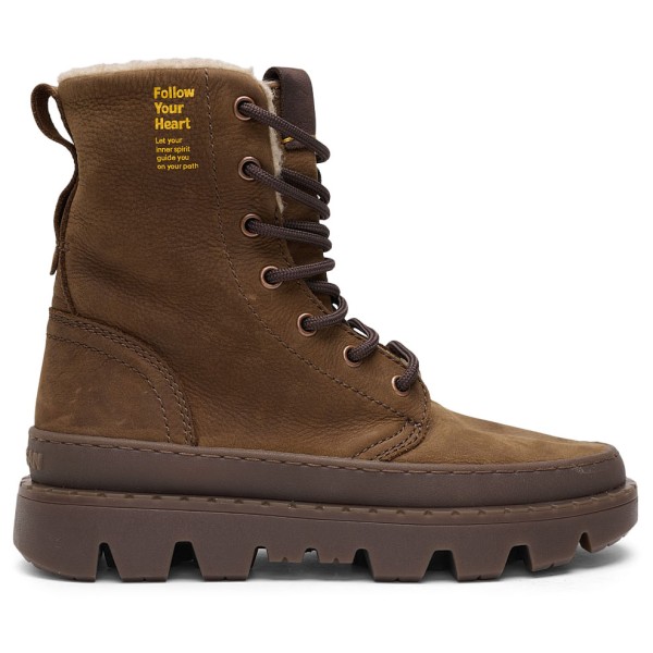 Satorisan Women’s Unalome Laces Premium Wool Winterschoenen Bruin