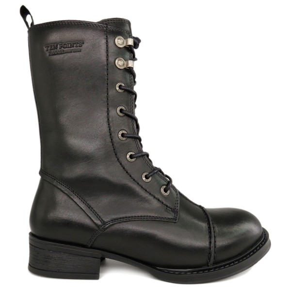 Ten Points Pandora Lace & Zip 3/4 Boots Winterschoenen Zwart