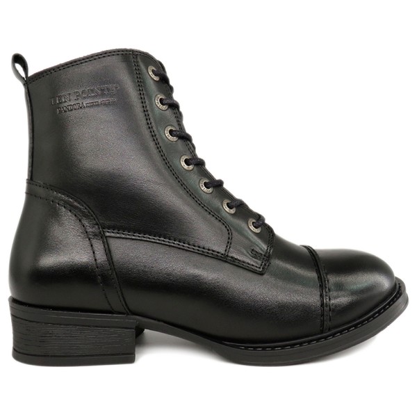 Ten Points Pandora Lace & Zip Boots Hoge schoenen Zwart