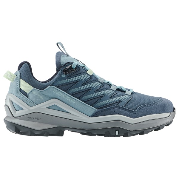 Lowa Maddox Pro GTX Lo Multisportschuhe Damen Wandern (Gr 39,5 - Wide |grau |wasserdicht)