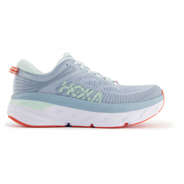 Image of Hoka - Women's Bondi 7 - Runningschuhe Gr 5,5 - Regular;5,5 - Wide grau;schwarz;türkis bei Bergfreunde.ch - der Outdoor Shop