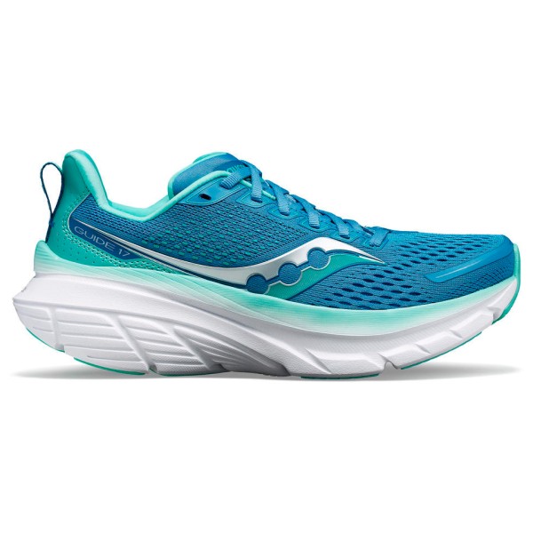 Image of Saucony - Women"s Guide 17 - Runningschuhe Gr 10;10,5;5,5;6;6,5;7;7,5;8;8,5;9;9,5 grau;grau/schwarz;weiß'