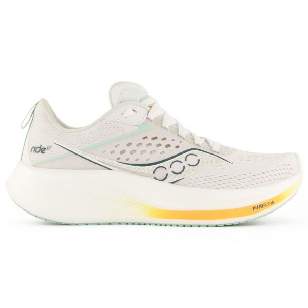 Image of Saucony - Women"s Ride 17 - Runningschuhe Gr 10;10,5;5,5;6;6,5;7;7,5;8;8,5;9;9,5 grau/weiß;orange;schwarz'