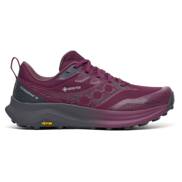 Saucony Women’s Peregrine 16 GTX Trailrunningschoenen Eggplant / Ebony
