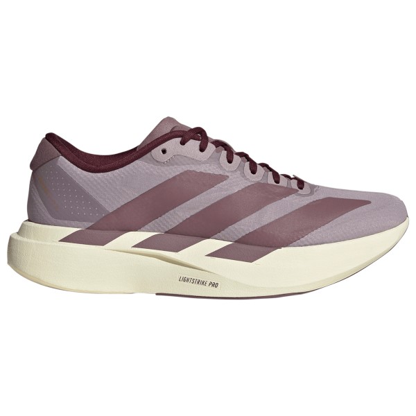 Laufschuhe adidas Adizero Evo SL Woven Damen (Gr 41 1/3 |preloved fig / maroon)