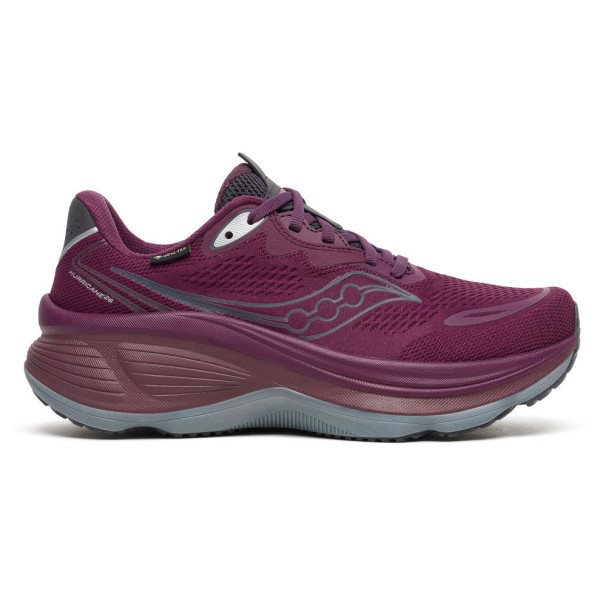Saucony Women’s Hurricane 26 GTX Hardloopschoenen Eggplant / Cinder