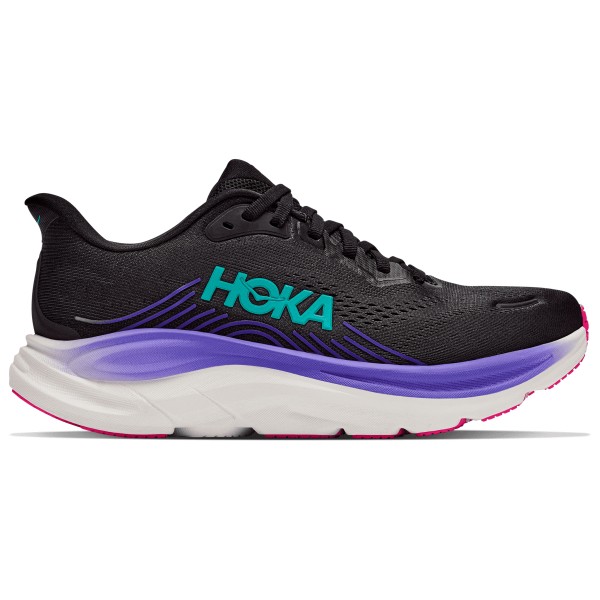 HOKA Women’s Clifton 11 Hardloopschoenen Regular neon nebula Zwart