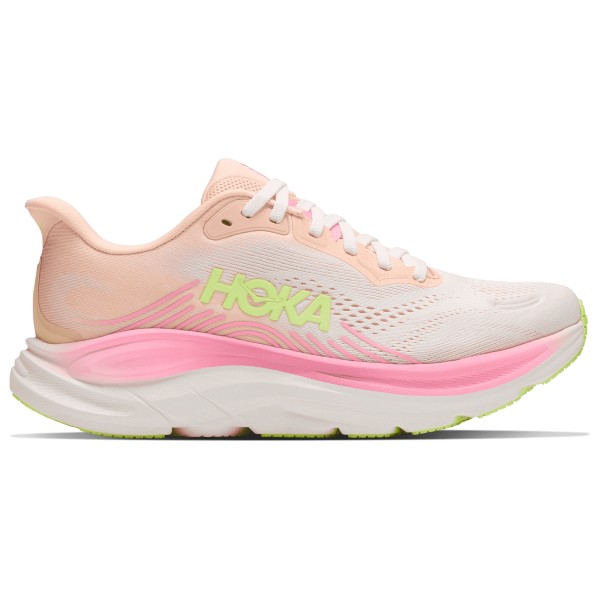 HOKA Women’s Clifton 11 Hardloopschoenen Regular tangerine glow Wit