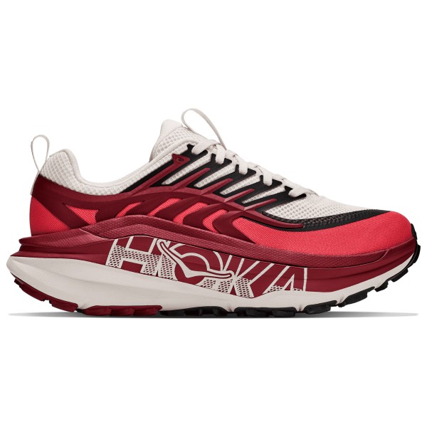 HOKA Women’s Stinson 8 Trailrunningschoenen 2/3 Alabaster / Varsity Burgundy