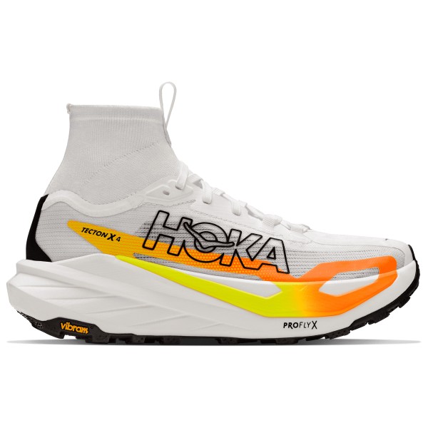 HOKA Women’s Tecton X 4 Trailrunningschoenen 2/3 Frost / Neon Tangerine