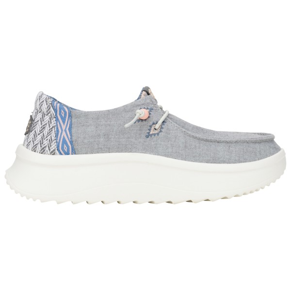HeyDude Wendy Peak Chambray Woven Sneaker Damen (Gr 41 |weiß)