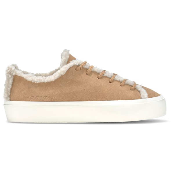 Inuikii Women’s Shearling Low Sneakers Beige