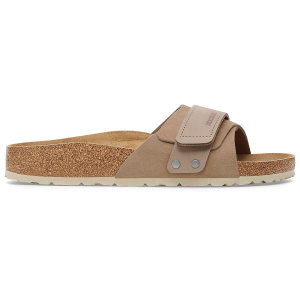 Sandalen Birkenstock Oita Suede Leather Damen (Gr 37 - Narrow |beige/braun)
