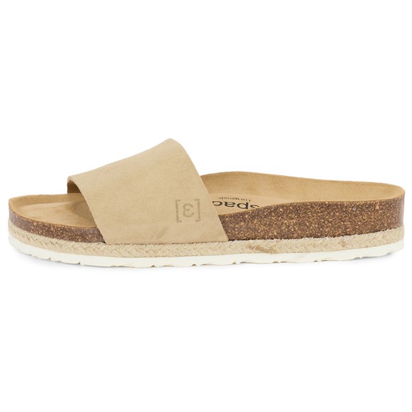 Espadrij Copine Velour Sandalen Damen (Gr 42 |beige)