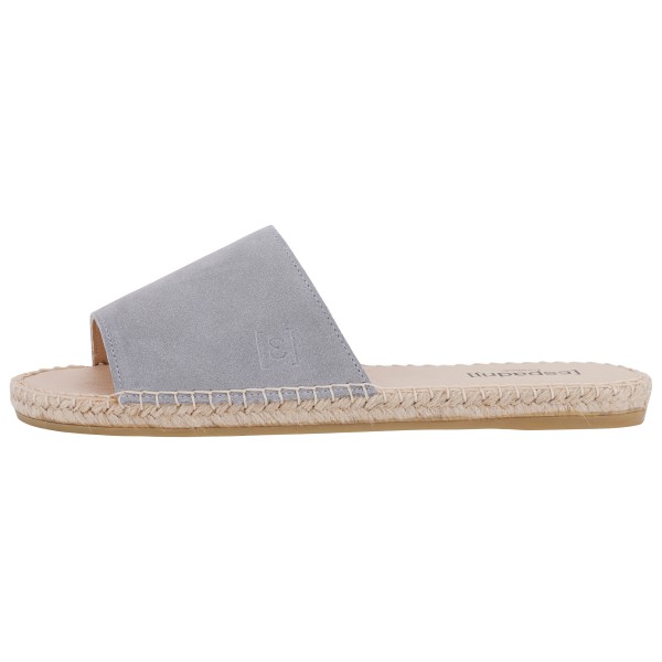 Sandalen Espadrij Plage Velour Damen (Gr 38 |beige/grau)