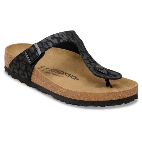 Birkenstock Gizeh Synthetic Sandalen Damen (Gr 43 - Regular |braun/schwarz)