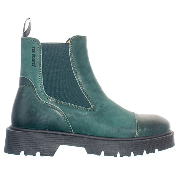 Image of Ten Points - Women"s Mimmi Nubuck Chelsea Boots - Freizeitstiefel Gr 36 braun/grau'