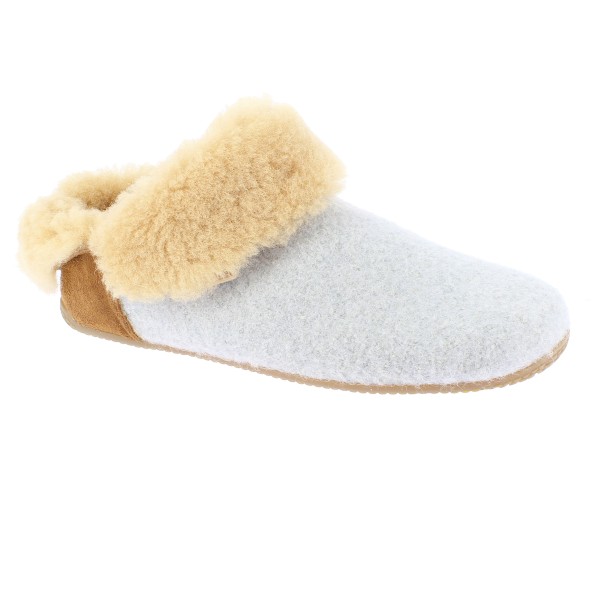 Image of Living Kitzbühel - Women"s Slip-On Walk Premium No. 4288 - Hüttenschuhe Gr 36 beige/weiß'
