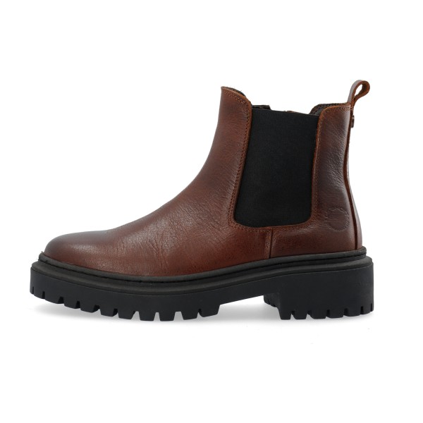 Image of Ca"Shott - Women"'s Caslea Chelsea Boot with Zip - Freizeitstiefel Gr 36;37;38;39;40;41;42 schwarz/braun'