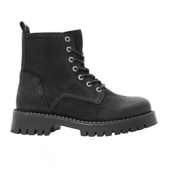 Ten Points Penny Lace Suede Boots Freizeitstiefel Damen (Gr 39 |schwarz)