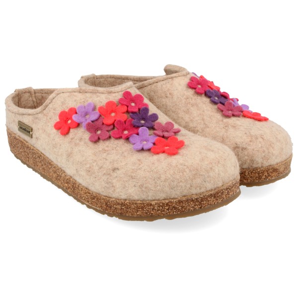Haflinger Women’s Grizzly Flores Pantoffels Beige