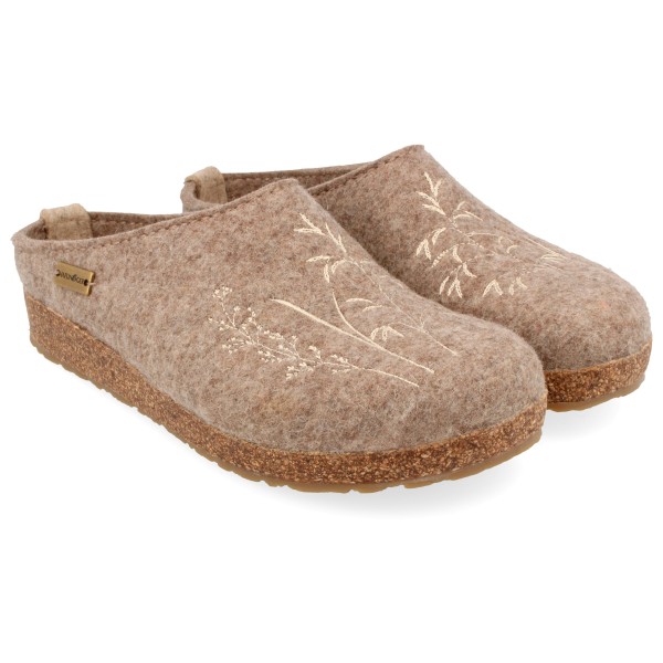 Haflinger Women’s Grizzly Meadow Pantoffels Bruin