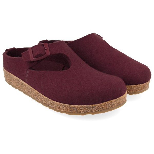 Haflinger Women’s Grizzly Sharon Pantoffels Rood