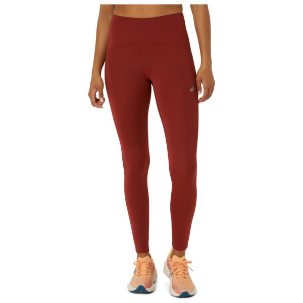 Image of Asics - Women"s Road High Waist Tight - Lauftights Gr L rot'