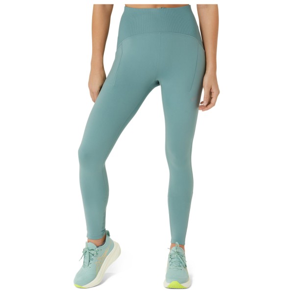 Image of Asics - Women"s Road Winter High Waist Tight - Lauftights Gr L türkis'