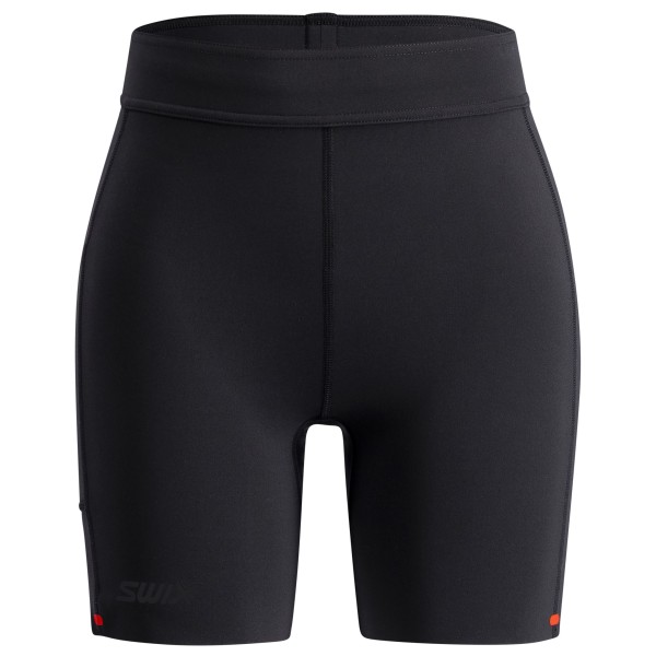 Swix Distance Tights 6-Inch Lauftights Damen (Gr L |schwarz)