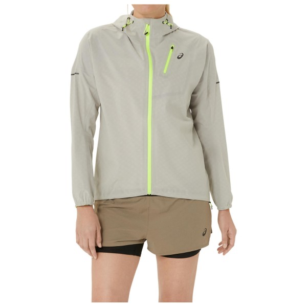 Image of Asics - Women"s Fujitrail Waterproof Jacket - Laufjacke Gr L grau'