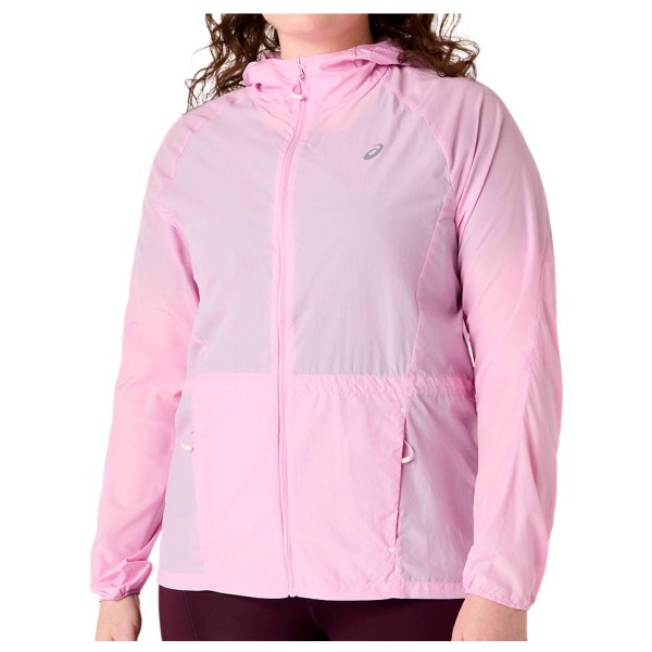 Asics Women’s Road Packable Jacket Hardloopjack Roze