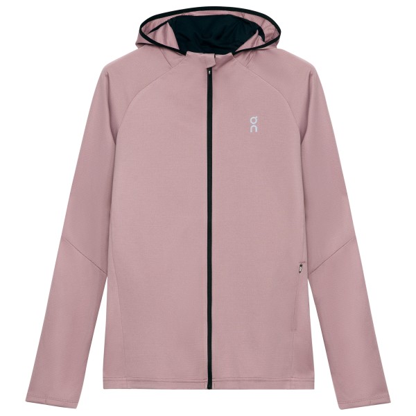 On Climate Zip Hoodie Laufjacke Damen Roadrunning (Gr L |rosa)
