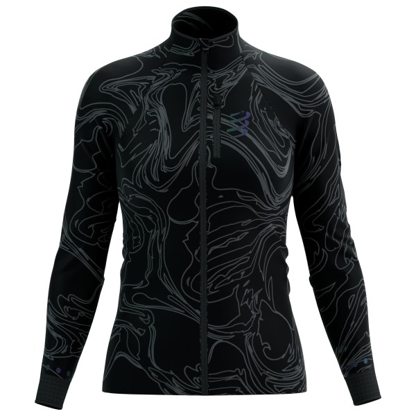 Compressport Hurricane Windproof Jacket Aurora Laufjacke Damen (Gr L |schwarz)