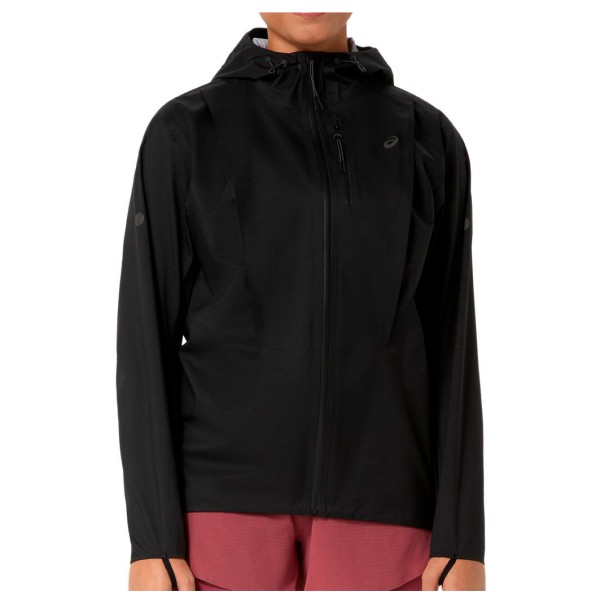 Asics Women’s Fujitrail Elite Waterproof Jacket Hardloopjack Zwart