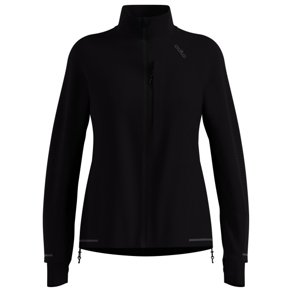 Odlo Women’s Zeroweight Pro Windproof Reflective Jacket Hardloopjack Zwart