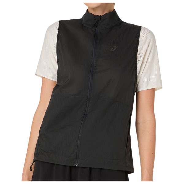 Asics Women’s Metarun Packable Gilet Hardloopbodywarmer Zwart