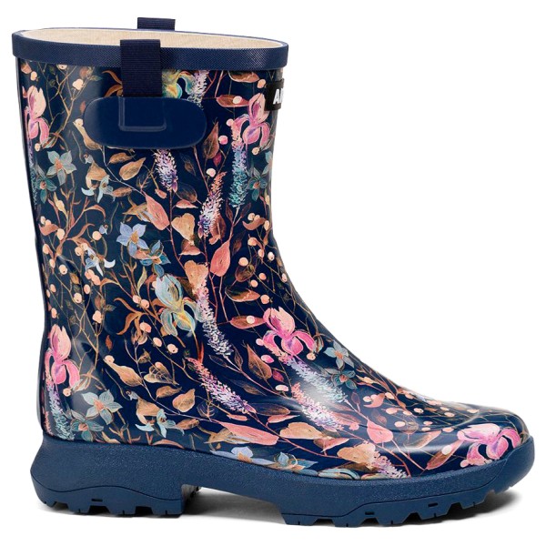 Aigle Women’s Alya Print Rubberlaarzen Blauw