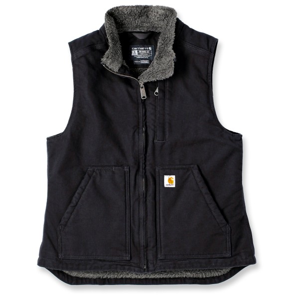 Image of Carhartt - Women"s Sherpa Lined Mock Neck Vest - Fleecegilet Gr L;M;S;XL braun;schwarz'