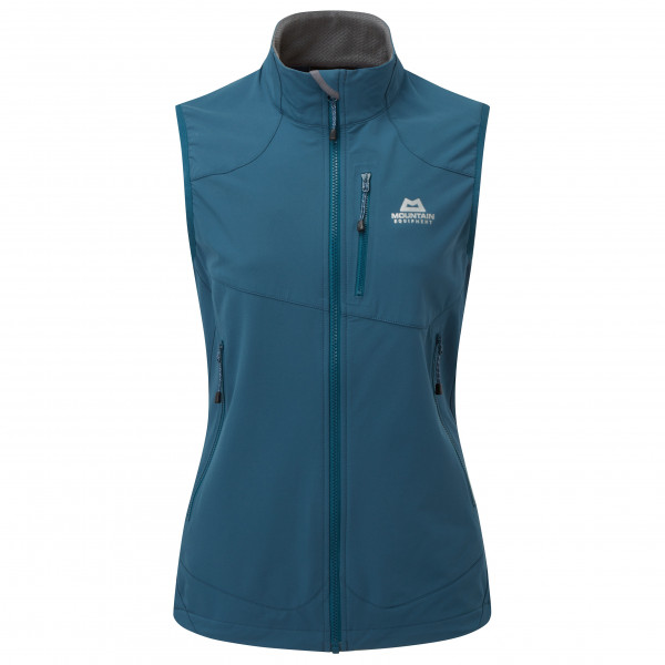 Image of Mountain Equipment - Women's Frontier Vest - Softshellgilet Gr 10;12;8 blau;schwarz/grau bei Bergfreunde.ch - der Outdoor Shop