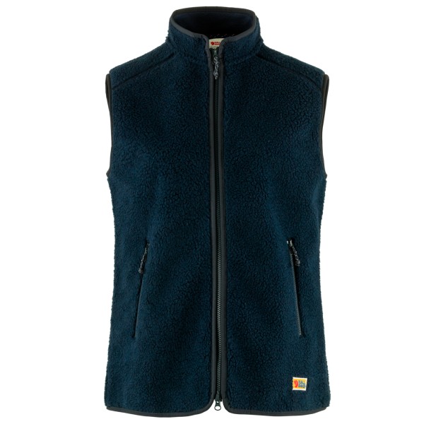 Fjällräven - Women's Vardag Pile Fleece Vest - Fleeceweste Gr S blau/schwarz